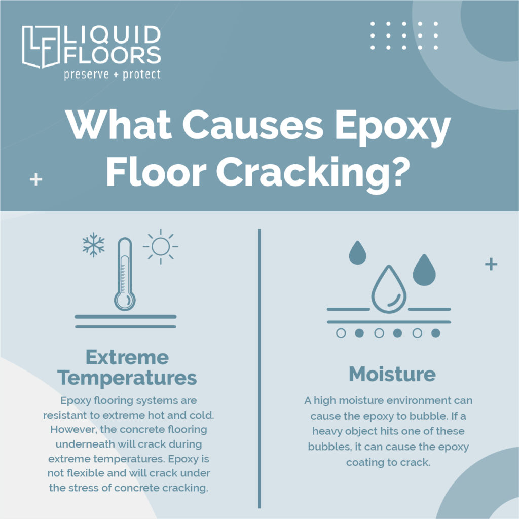 what causes epoxy floor to crack