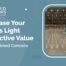 increase your floors light reflective value with polished concrete